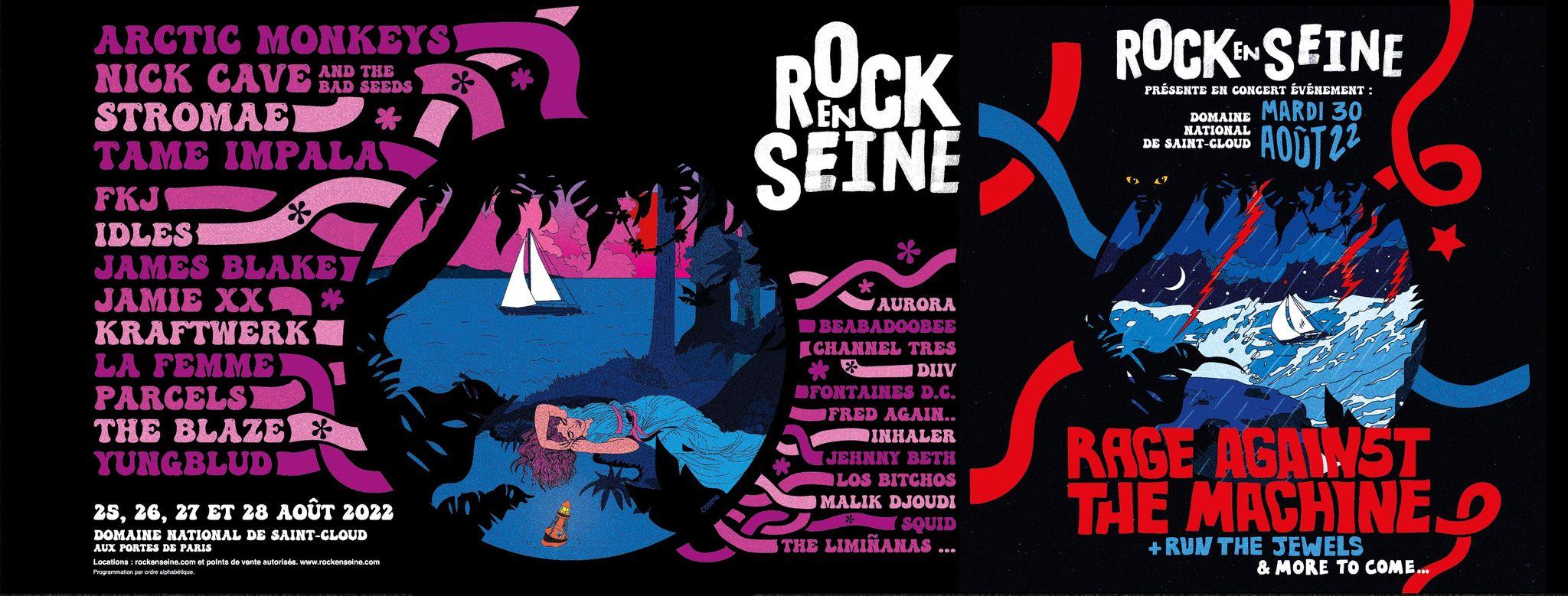 Le Festival Rock en seine est de retour du 25 au 30 août 2022 à Saint Cloud (92) pour une édition XL !