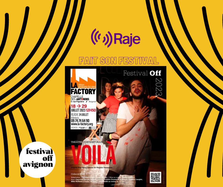 Raje Fait Son Festival /// Voilà avec Emilie Lombi / La Factory Chapelle des Antonins au micro de Pierre Avril
