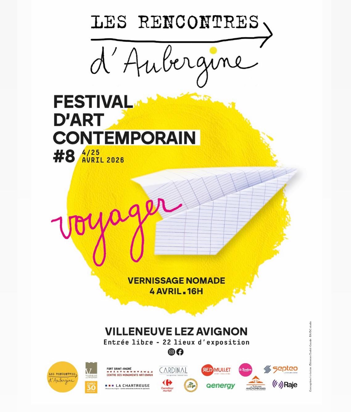 Quand Villeneuve-lès-Avignon devient un parcours d’art contemporain lors des Rencontres d’Aubergine 2026