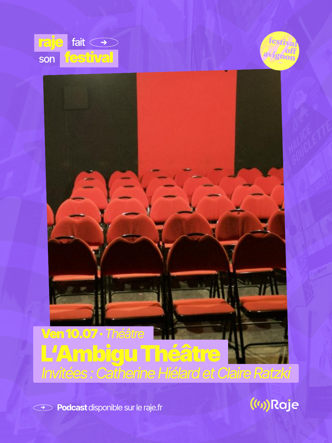 RAJE fait son festival - La programmation de l'Ambigu Théâtre - 10.07.2026