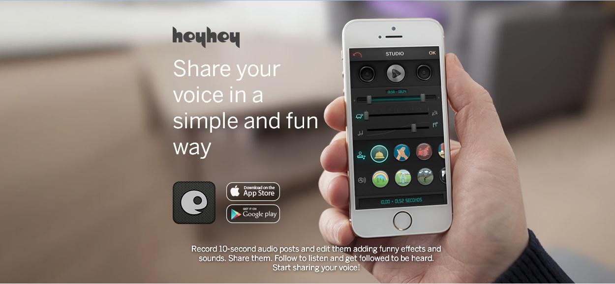 Heyhey, une application pour partager vos sons