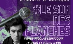 Le Son Des Planches #9 : Adeline Avril invite Nicolas Le Bricquir