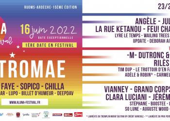 Tentez de gagner vos 2 pass pour la journée du 23/06 (Angèle, Julien Doré, La Rue Ketanou...) du festival Aluna, en Ardè
