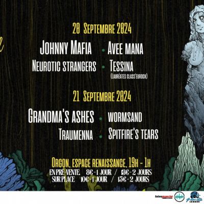 Festival Wouais Le Rock A Orgon : Yann et Benjamin au micro de RAJE