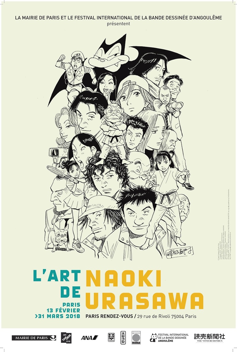 L'art de Naoki Urasawa s'invite à l'Hôtel de ville de Paris