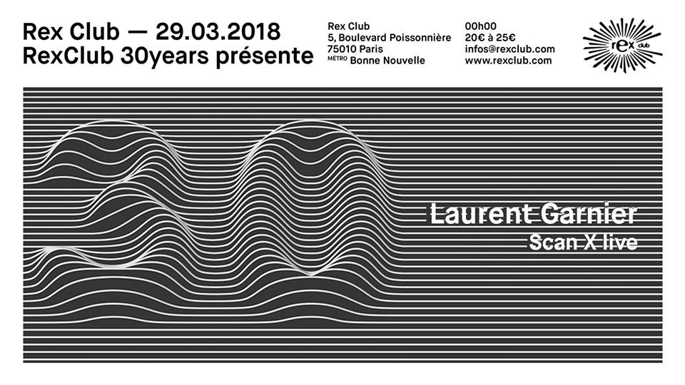 Laurent Garnier fête les 30 ans du Rex Club