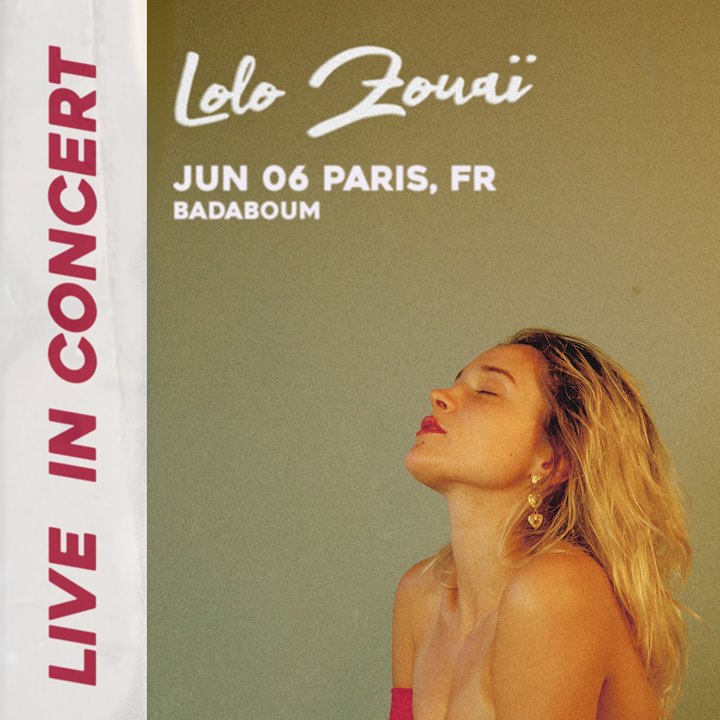 Lolo Zouai en concert au Badaboum
