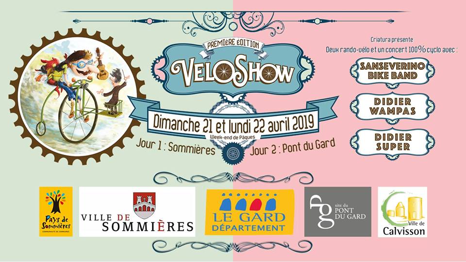 Véloshow #1 - Sanseverino Bike Band, Didier Wampas, Didier Super