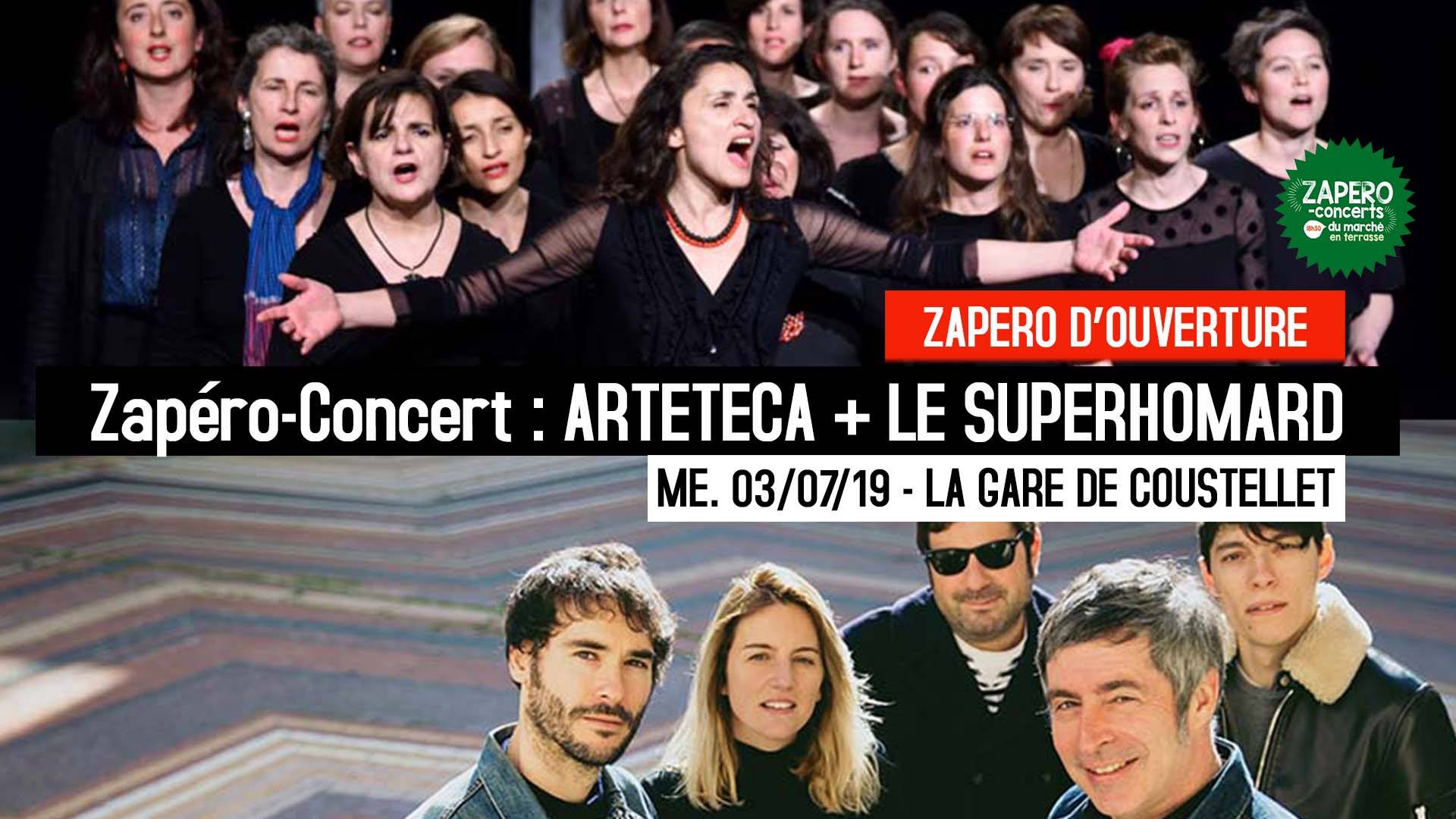 Ouverture des Zapero Concerts à La Gare de Coustellet