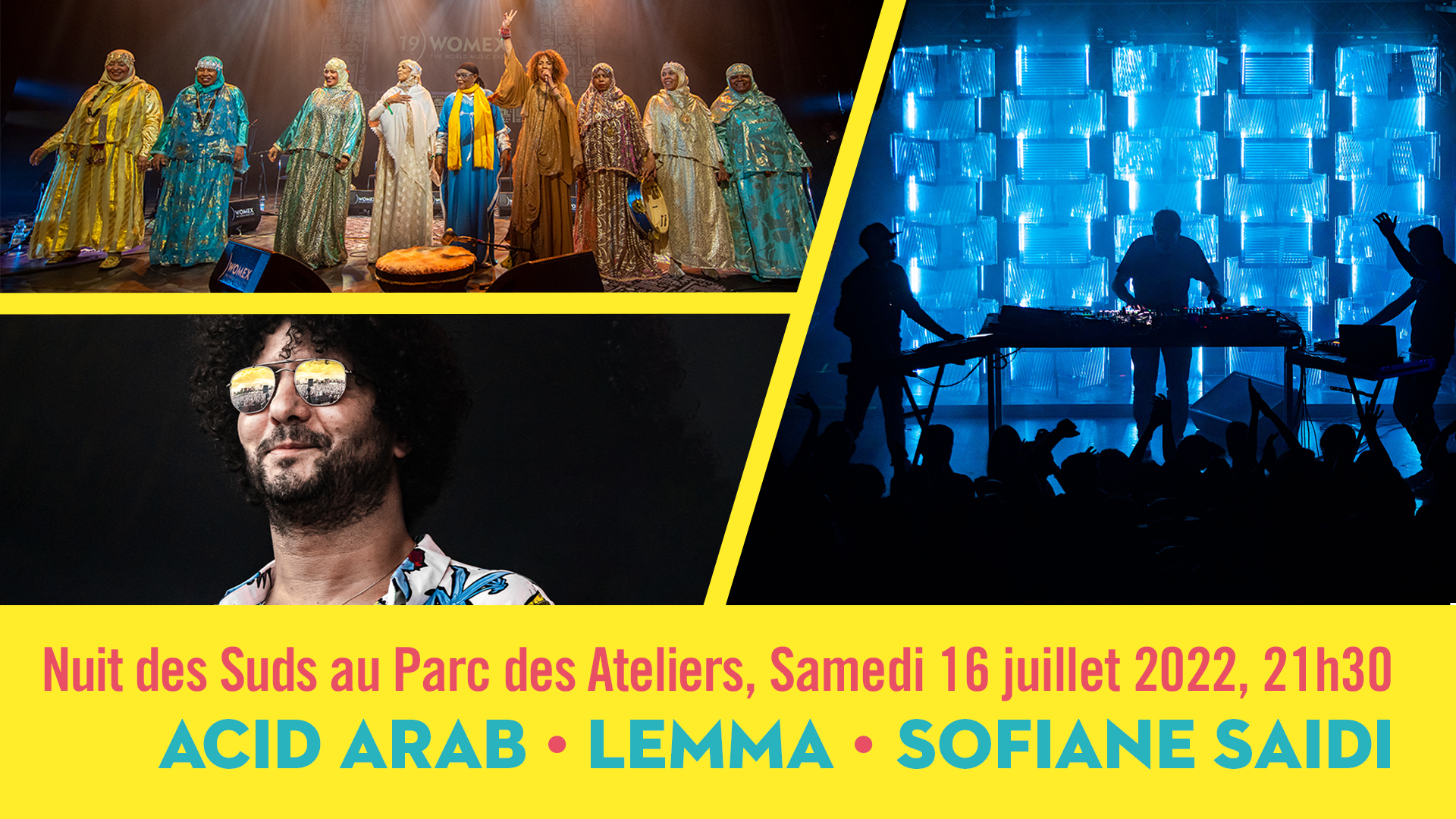 Nuit des Suds : Acid Arab / Lemma / Sofiane Saidi