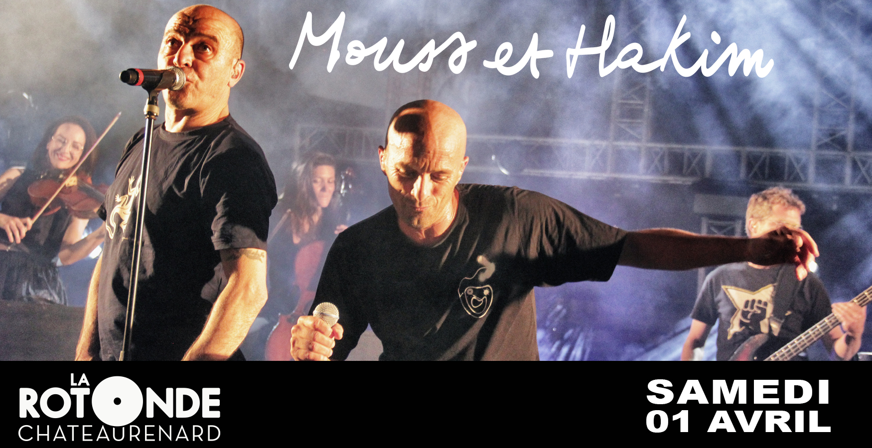 CONCERT : MOUSS ET HAKIM à LA ROTONDE