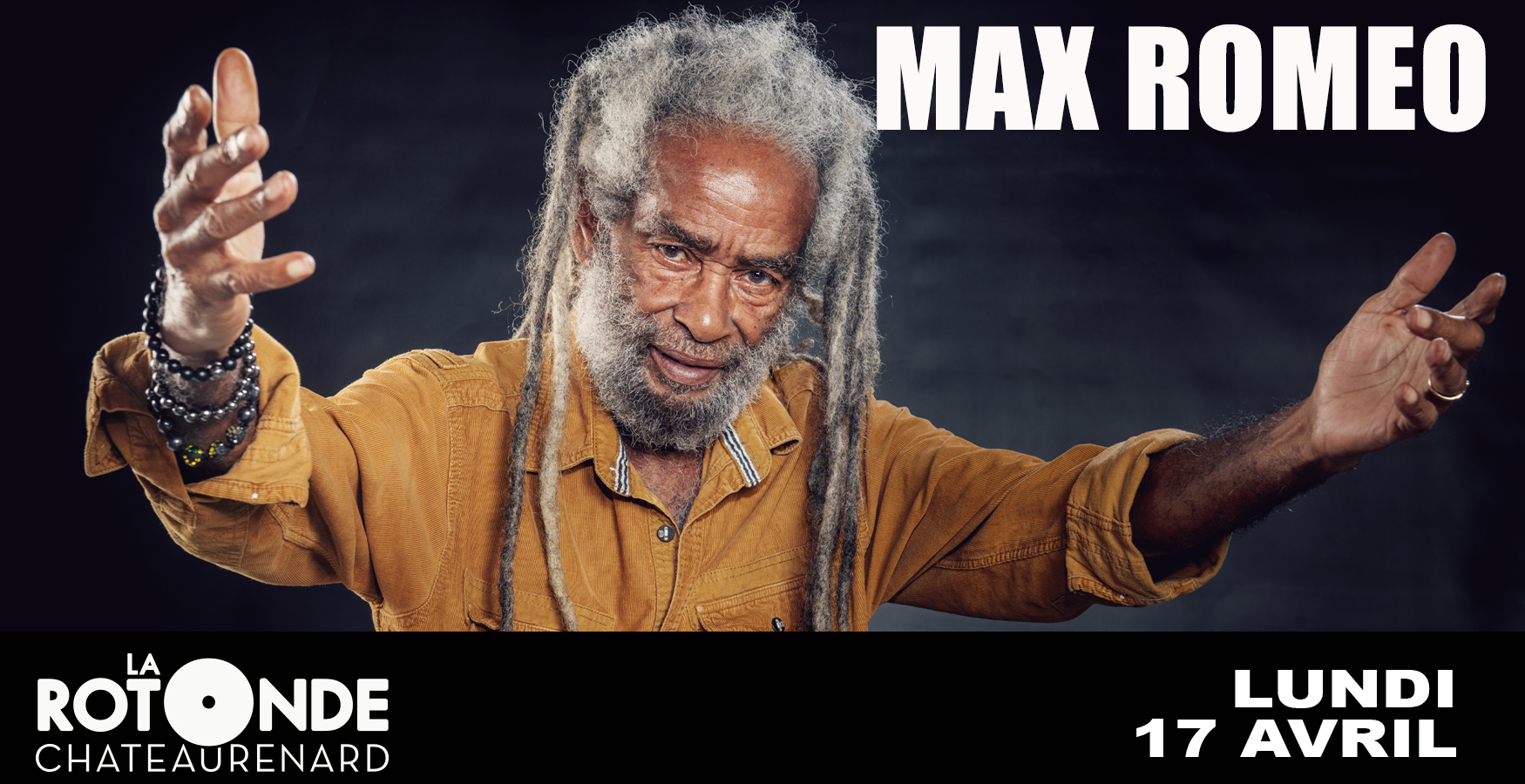 CONCERT : MAX ROMEO à LA ROTONDE