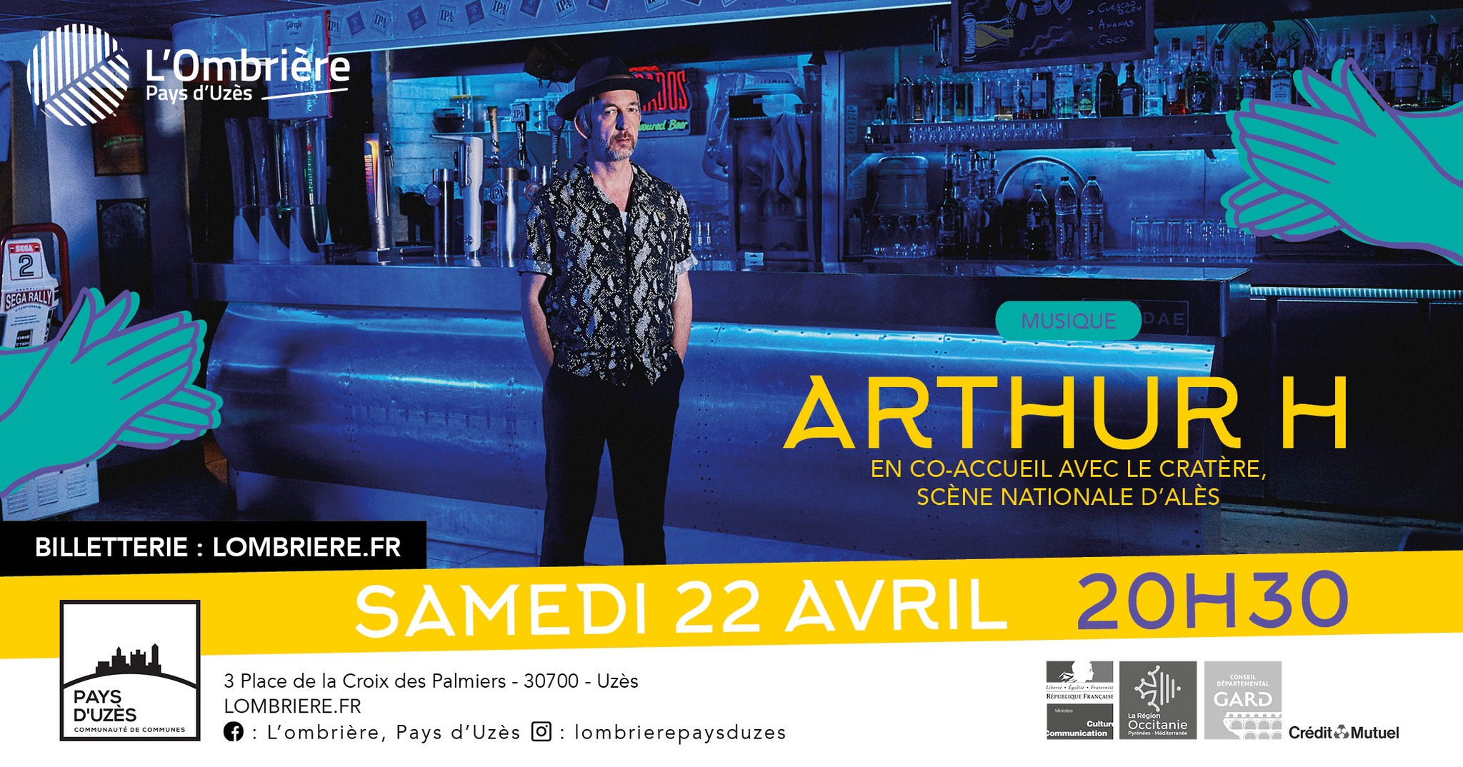 CONCERT : ARTHUR H à L'OMBRIèRE