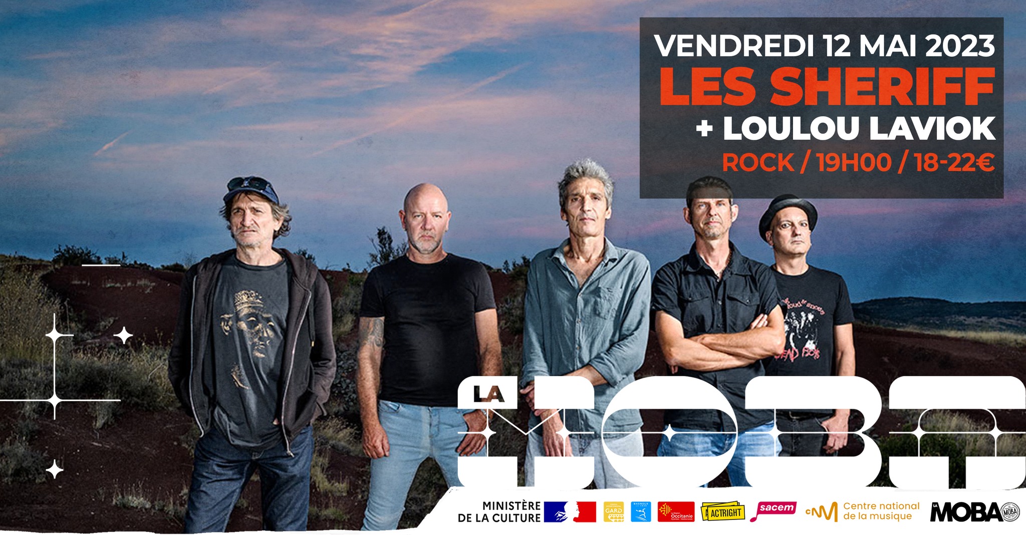 CONCERT : LES SHERIFF à LA MOBA