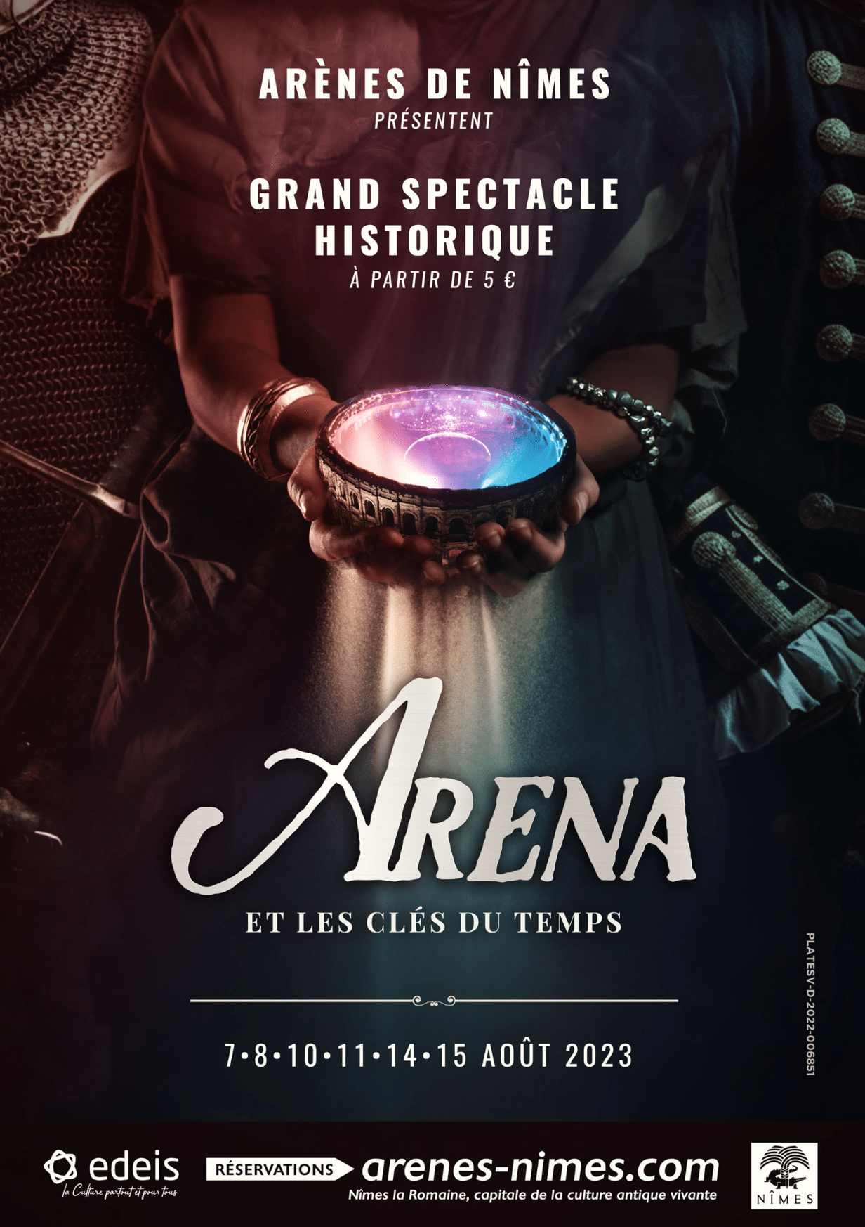 SPECTACLE : Arena et les clés du temps AUX ARÈNES DE NÎMES