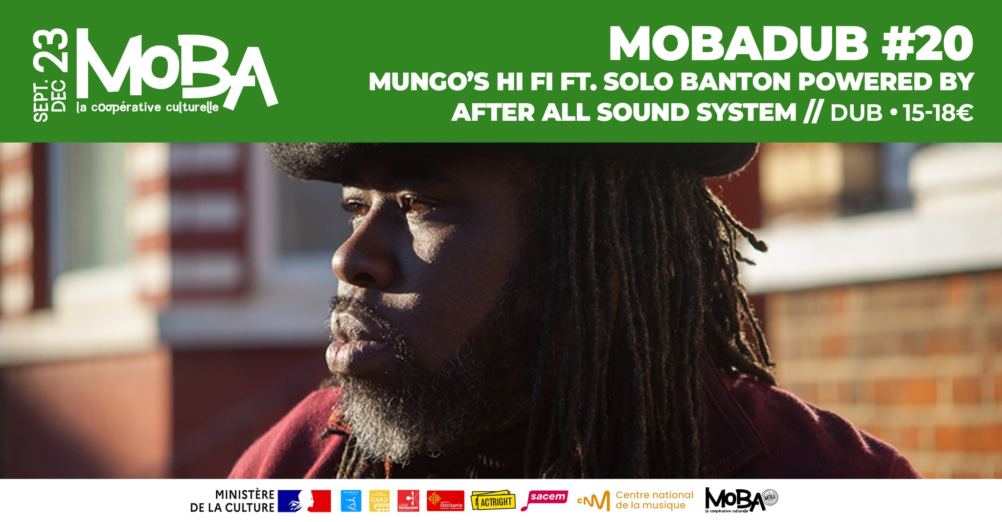 MOBADUB #20 AVEC MUNGO'S HI FI FEAT. SOLO BANTON + AFTER ALL SOUND SYSTEM