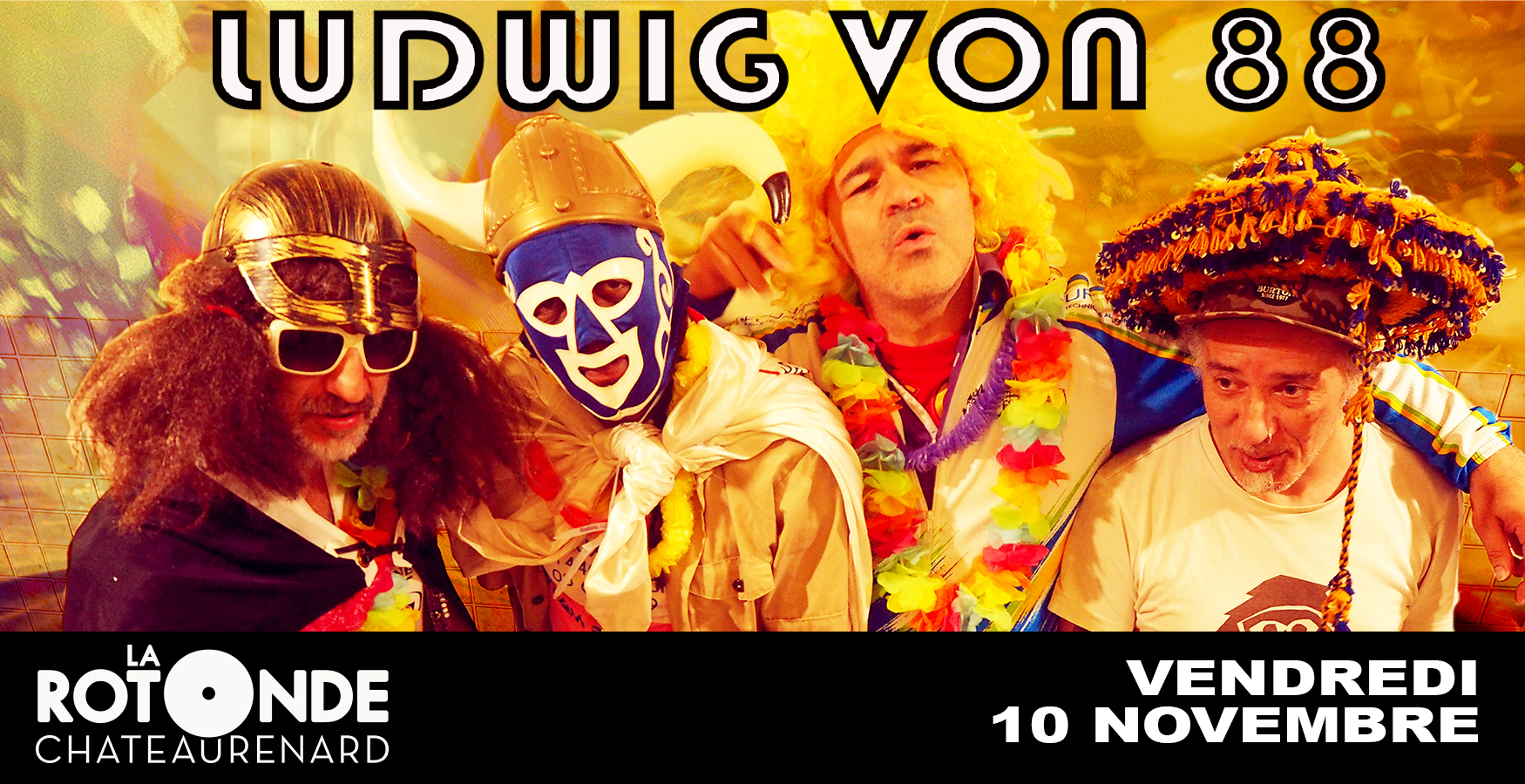 CONCERT : LUDWIG VON 88 + THEE GUNLOCKS À LA ROTONDE