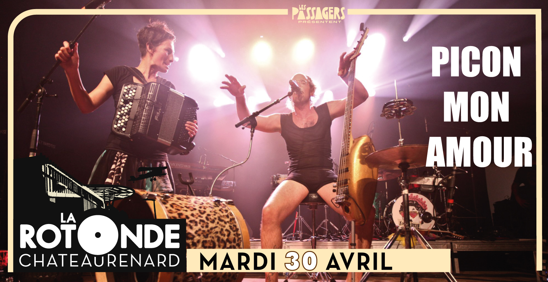 CONCERT : PICON MON AMOUR + MIME À LA ROTONDE