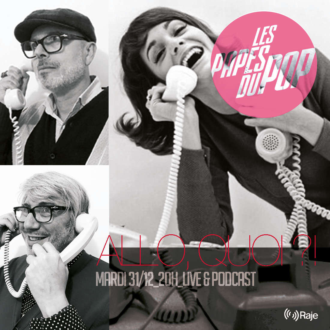 Les Papes du Pop #S4EP3 - Allo quoi ! - 01.01.2025 episode artwork