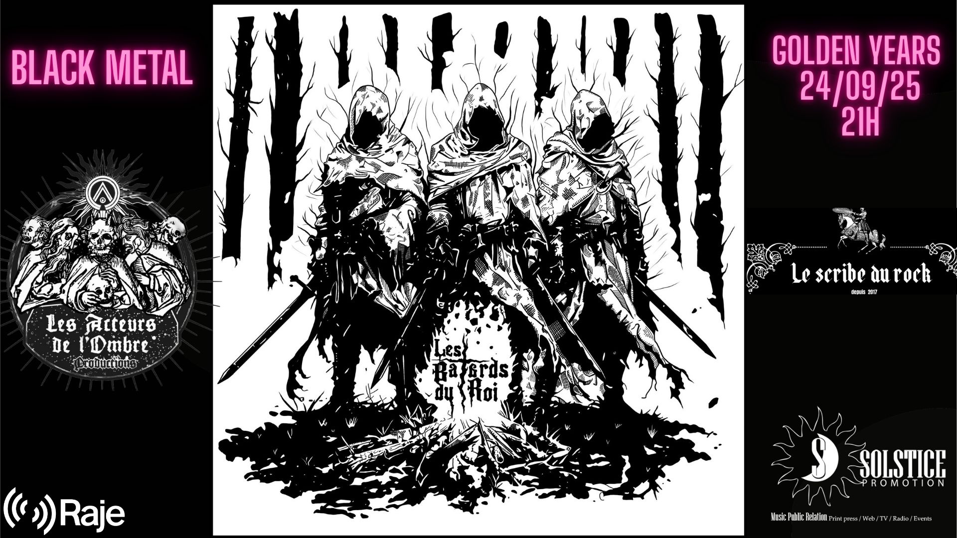 Golden Years Spéciale Les Batârds du Roi : interview et playlist du groupe de Black mélodique episode artwork