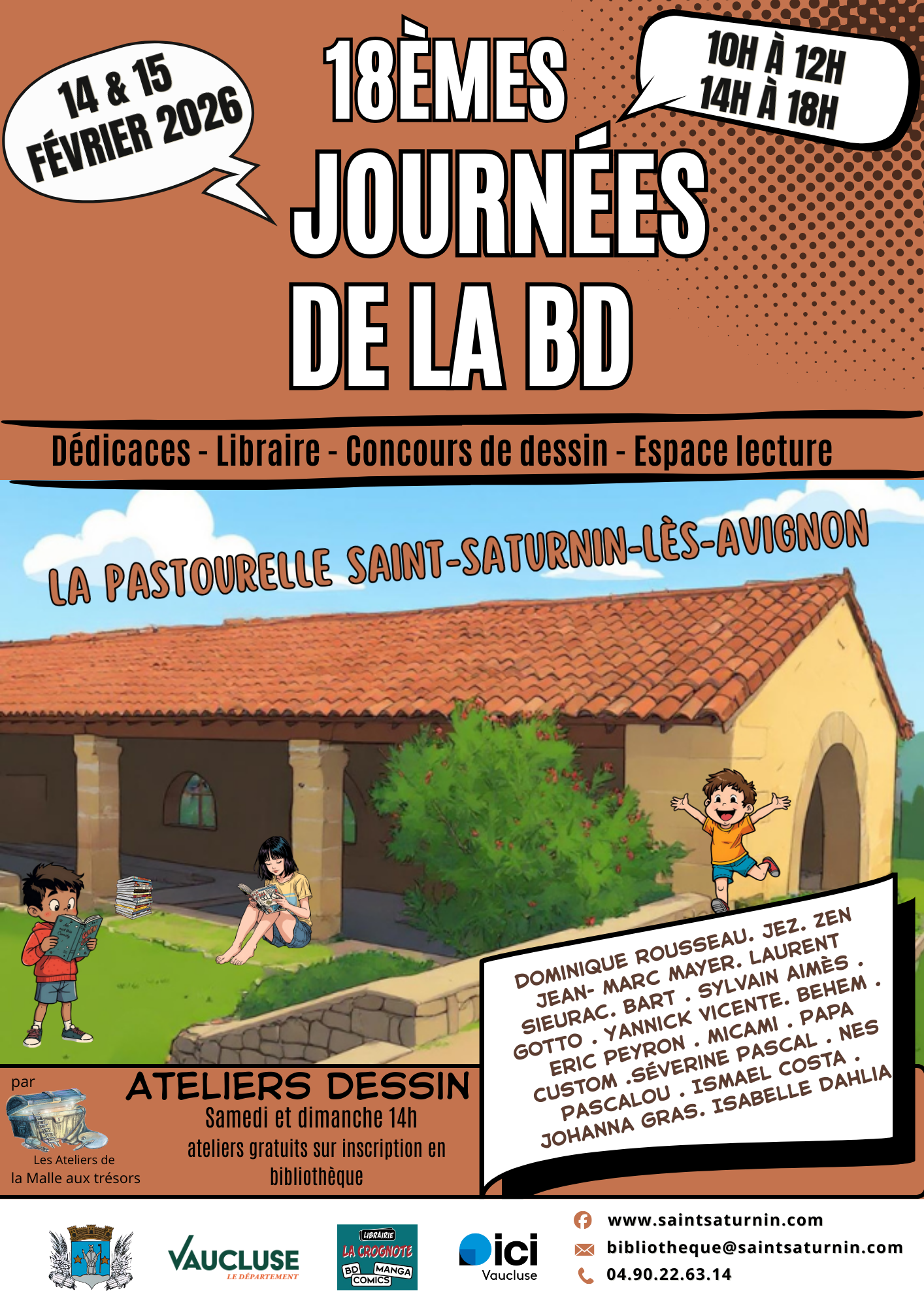 Journées de la BD : la commune de Saint-Saturnin-lès-Avignon prête à accueillir son événement phare episode artwork
